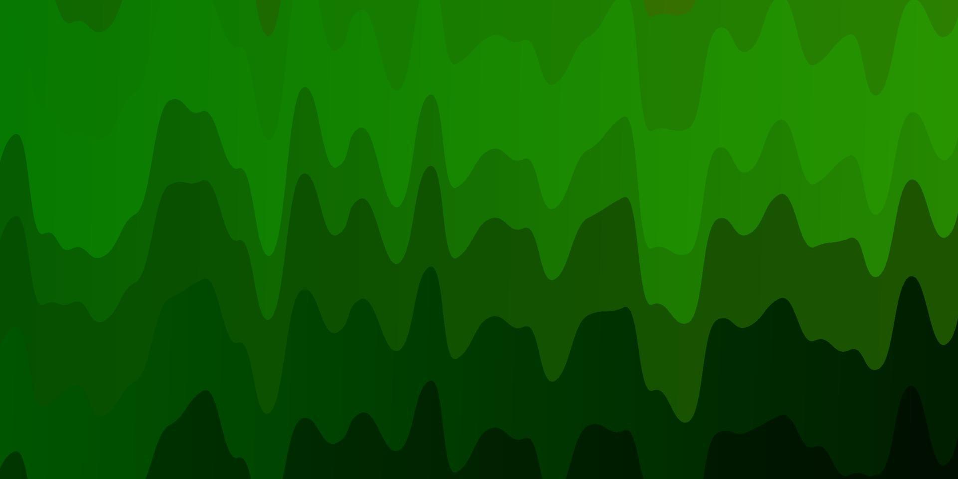patrón de vector verde claro con líneas.