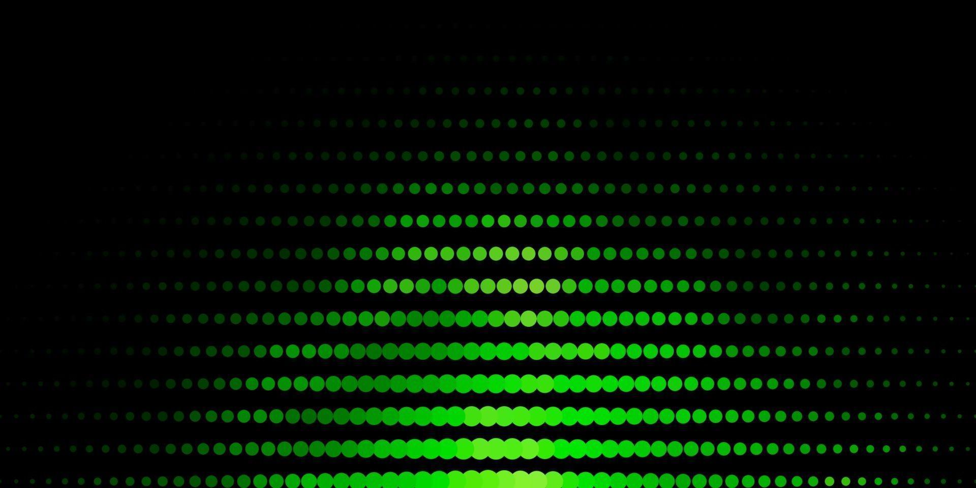 Dark Green, Yellow vector pattern with spheres.