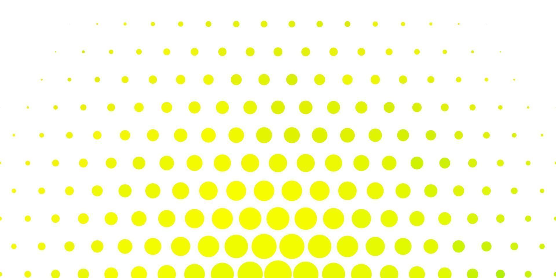 Light Green, Yellow vector layout with circle shapes.
