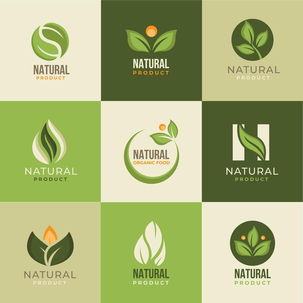 Organic and Fresh Natural Product vector