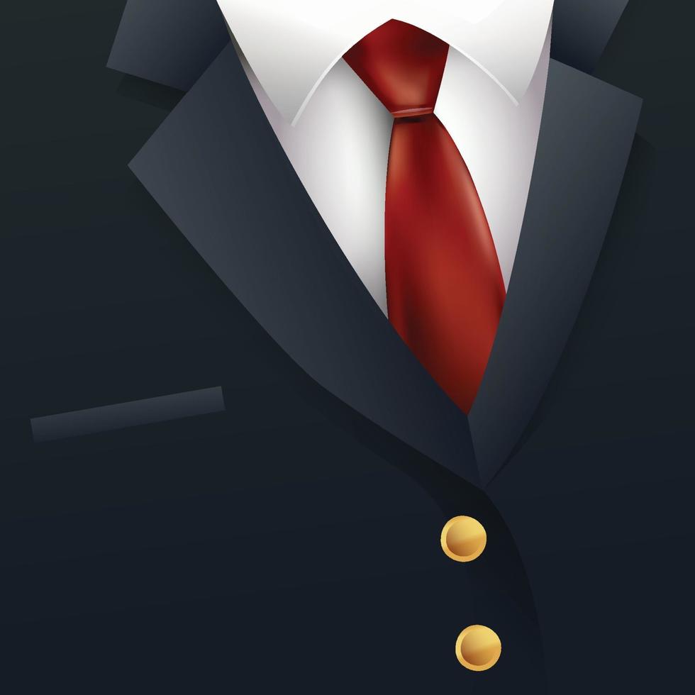 Fathers Day Background with Formal Suit vector