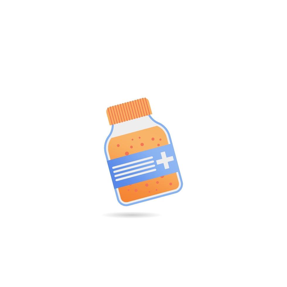 Drug icon. Healthcare icon. flat style and colorful design, vector illustration