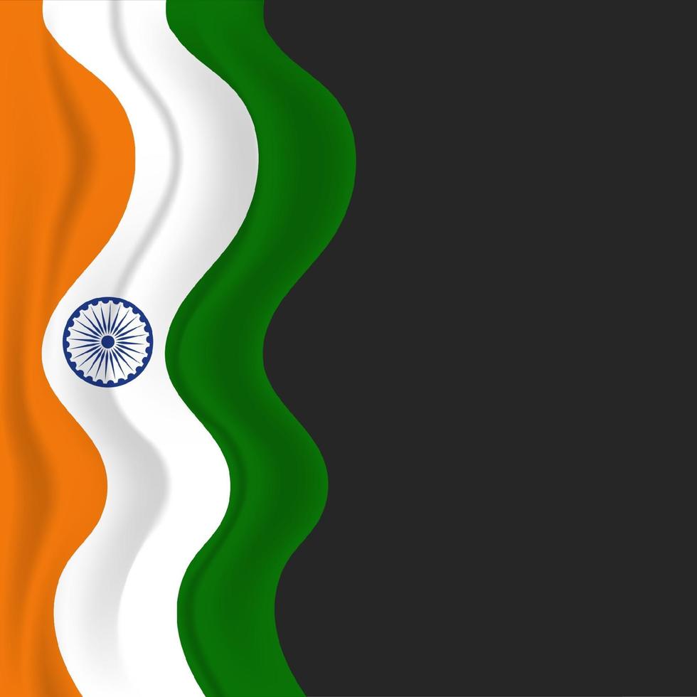 ilustración del feliz día de la república de india vector