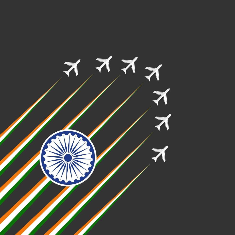 ilustración del feliz día de la república de india vector