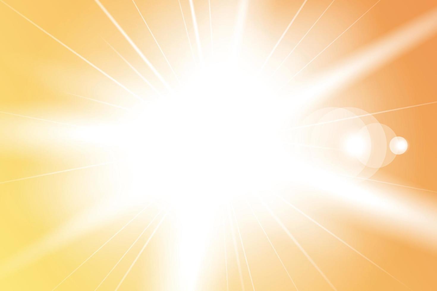 Ilustración de fondo de rayos de sol vector