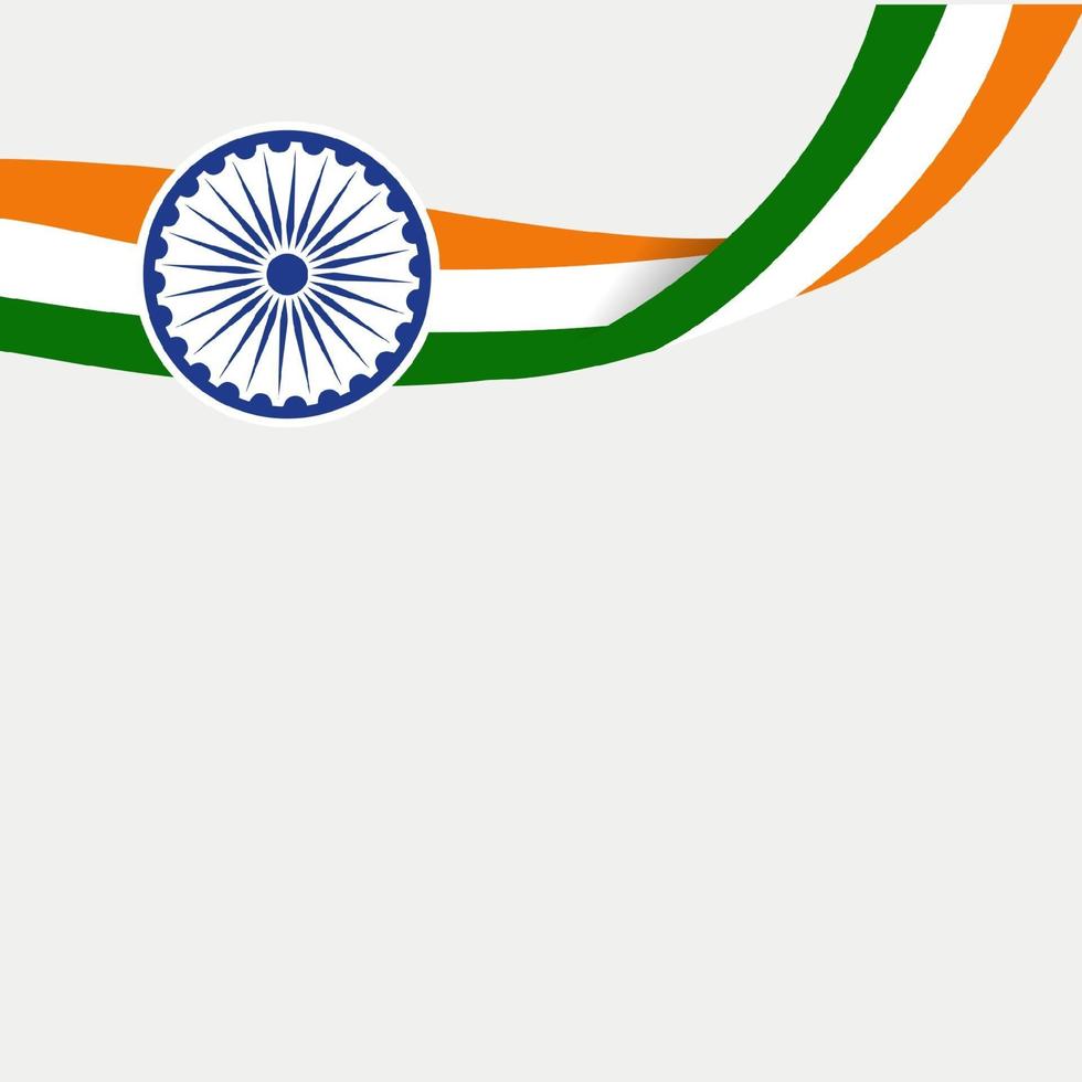 ilustración del feliz día de la república de india vector