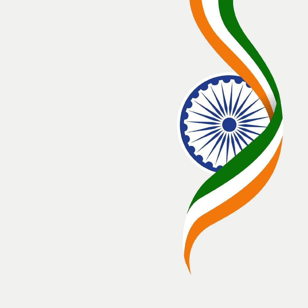 ilustración del feliz día de la república de india vector