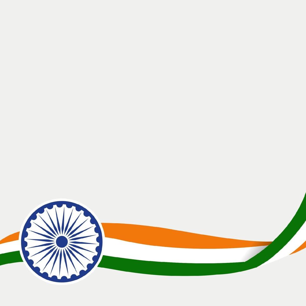 ilustración del feliz día de la república de india vector