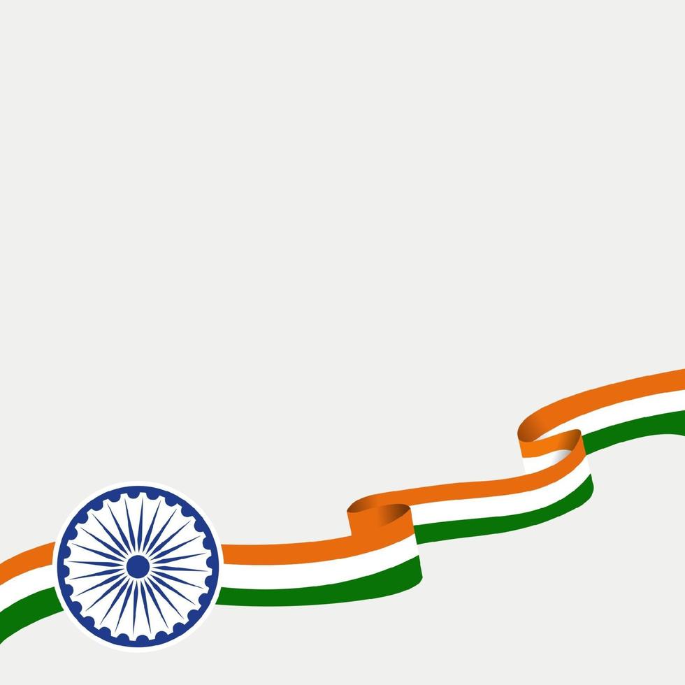 ilustración del feliz día de la república de india vector