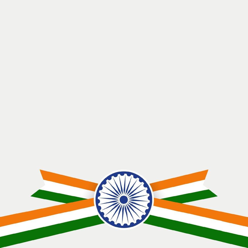 ilustración del feliz día de la república de india vector