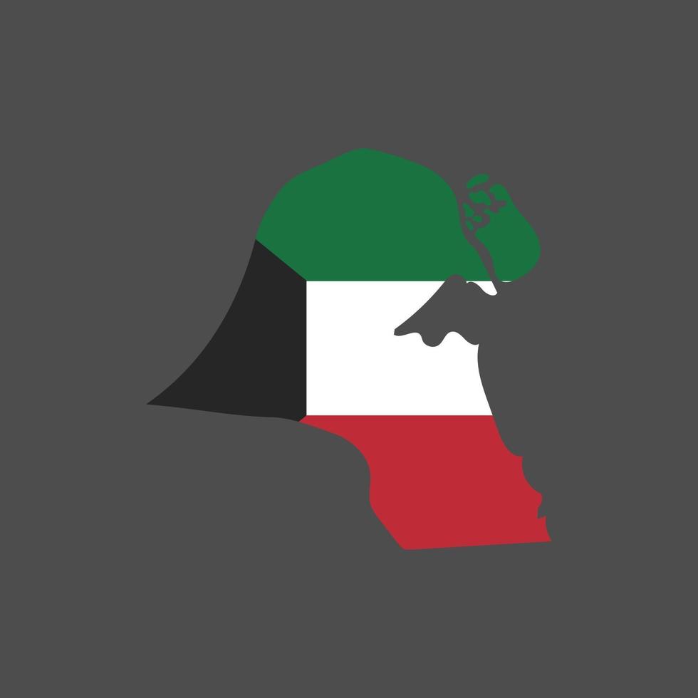 Celebration of Kuwait's national day vector