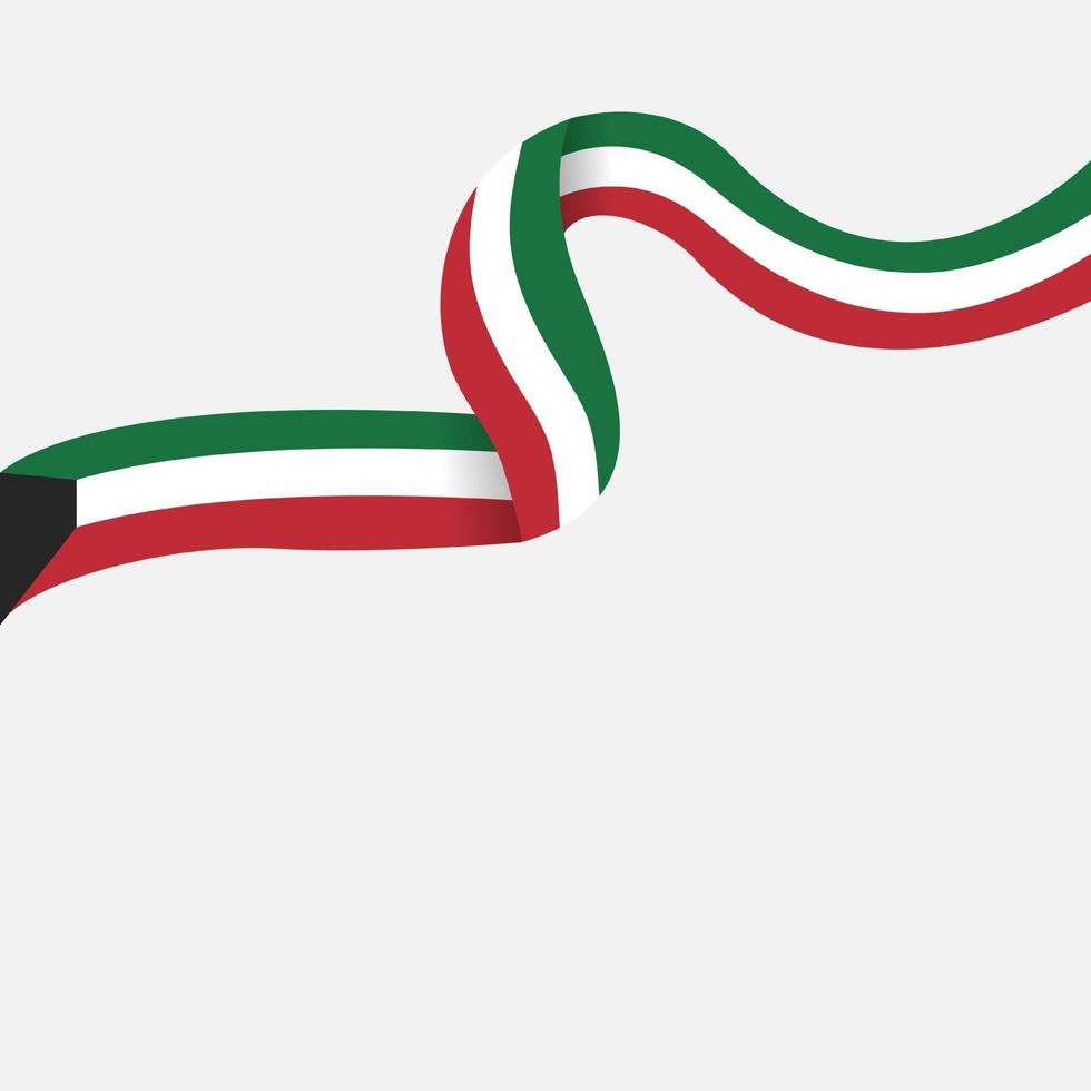 Celebration of Kuwait national day vector