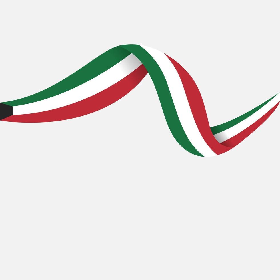 Celebration of Kuwait national day vector