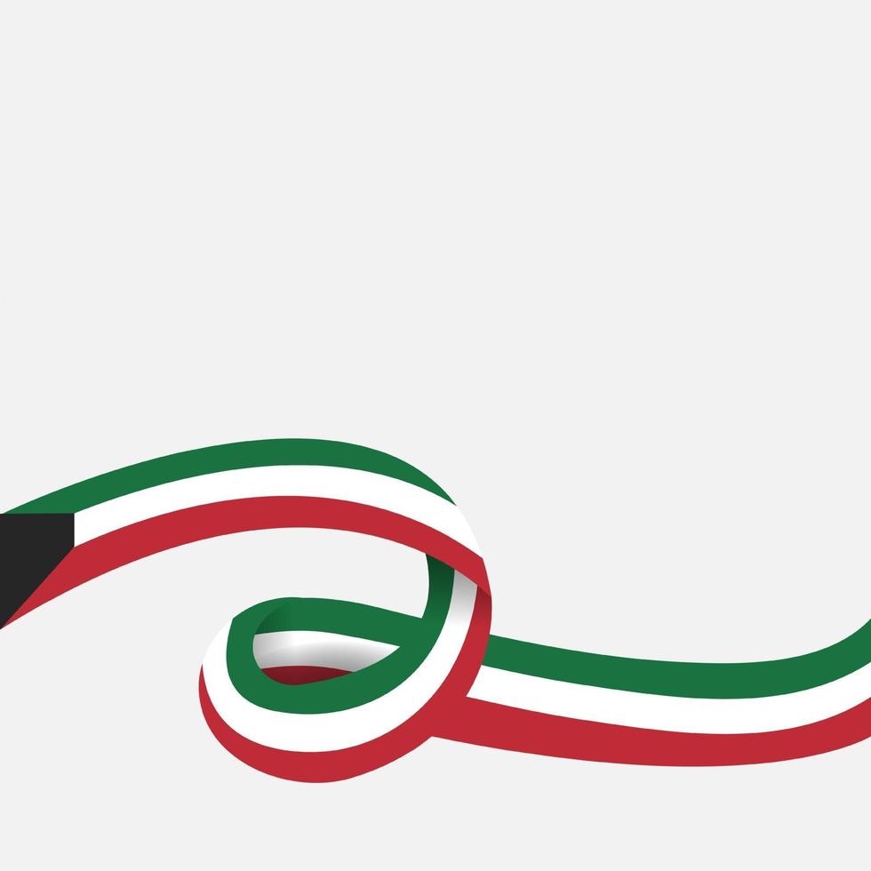 Celebration of Kuwait national day vector