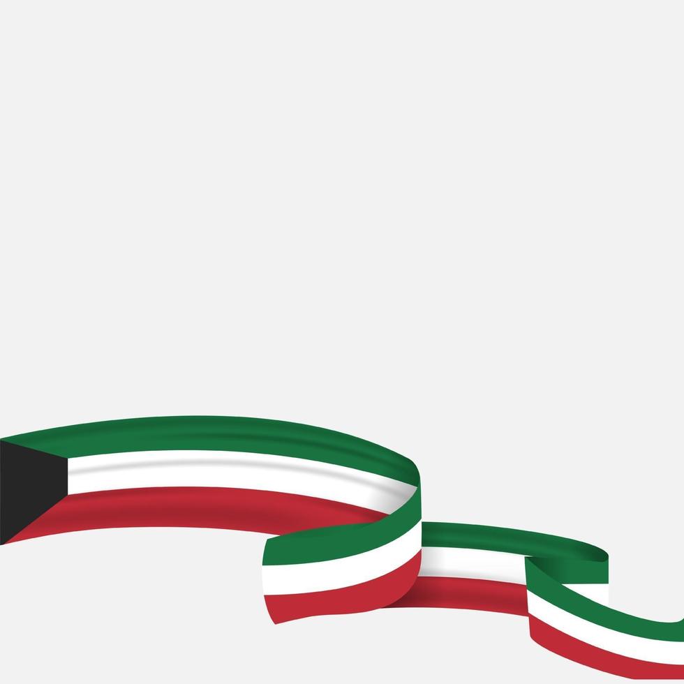 Celebration of Kuwait national day vector