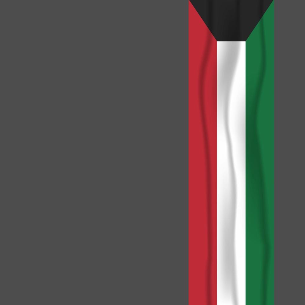 Celebration of Kuwait's national day vector