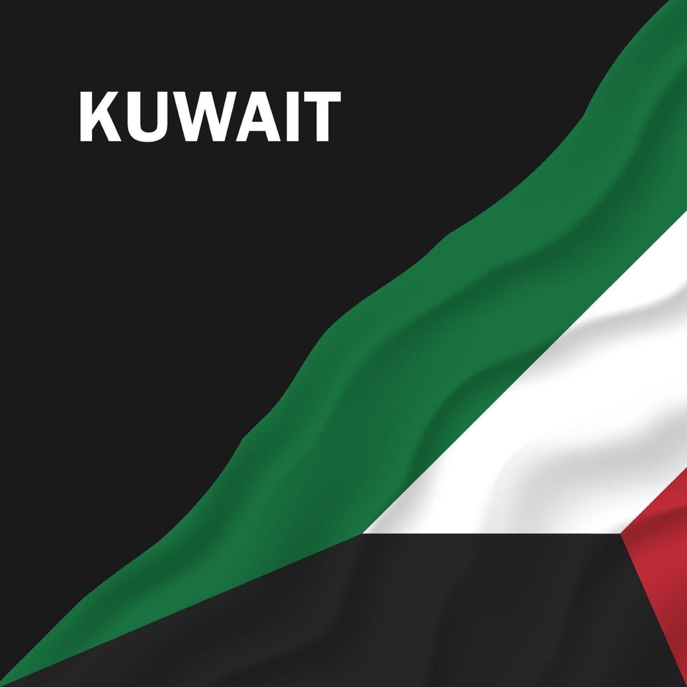 celebración del día nacional de kuwait vector