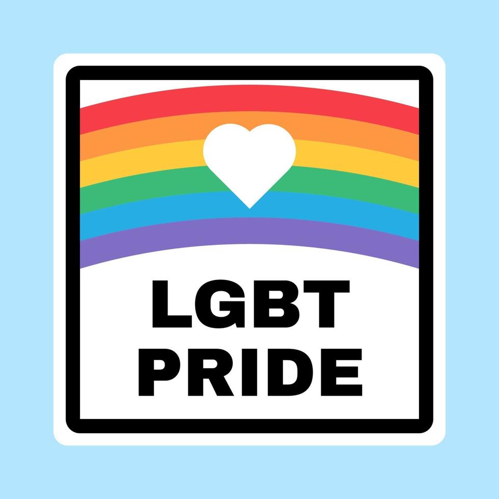 Lgbt Pride Month Flyer With Lgbtq Color Background 2273422 Vector Art At Vecteezy