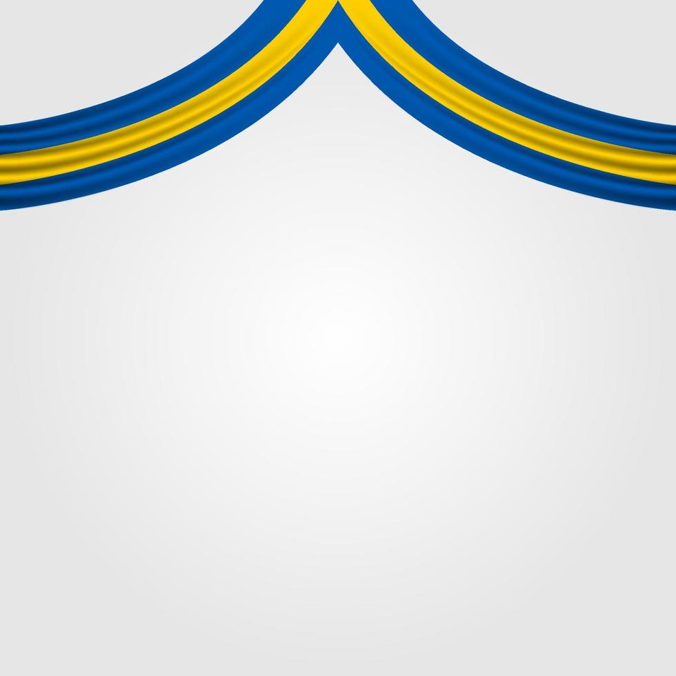 día nacional de suecia. se celebra anualmente el 6 de junio en suecia. feliz fiesta nacional de la libertad. bandera de suecia. diseño de carteles patrióticos. vector