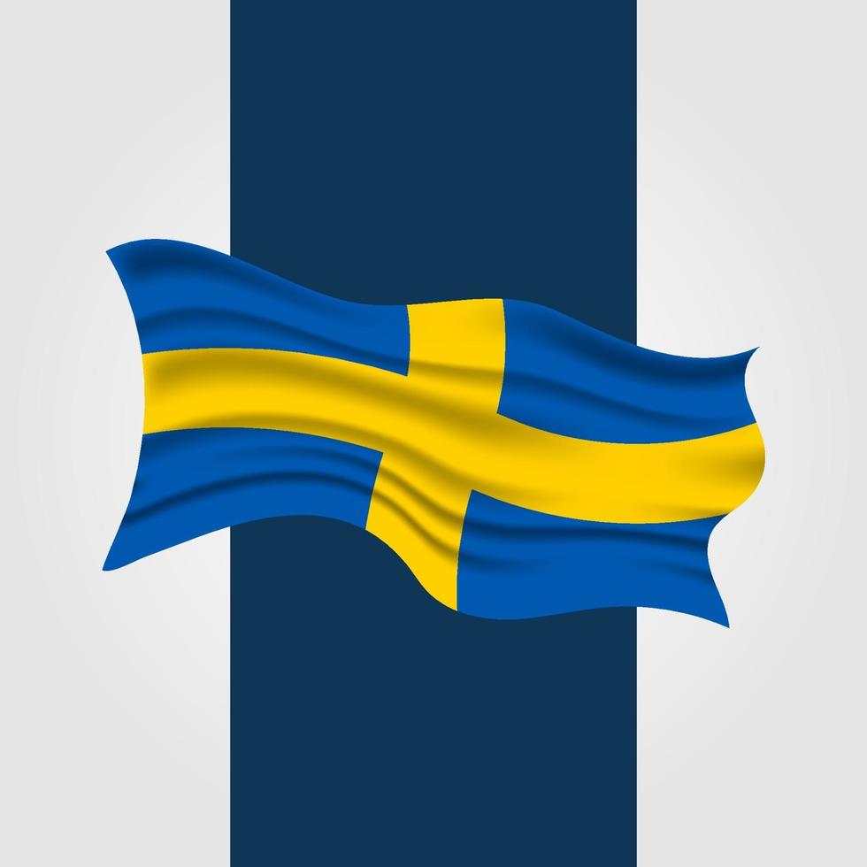 Sweden National Day. vector