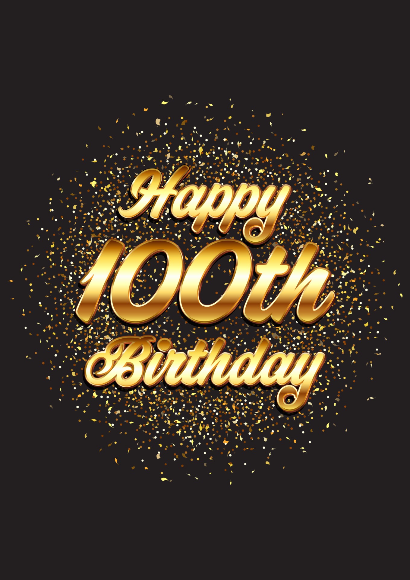 100th Birthday SVG