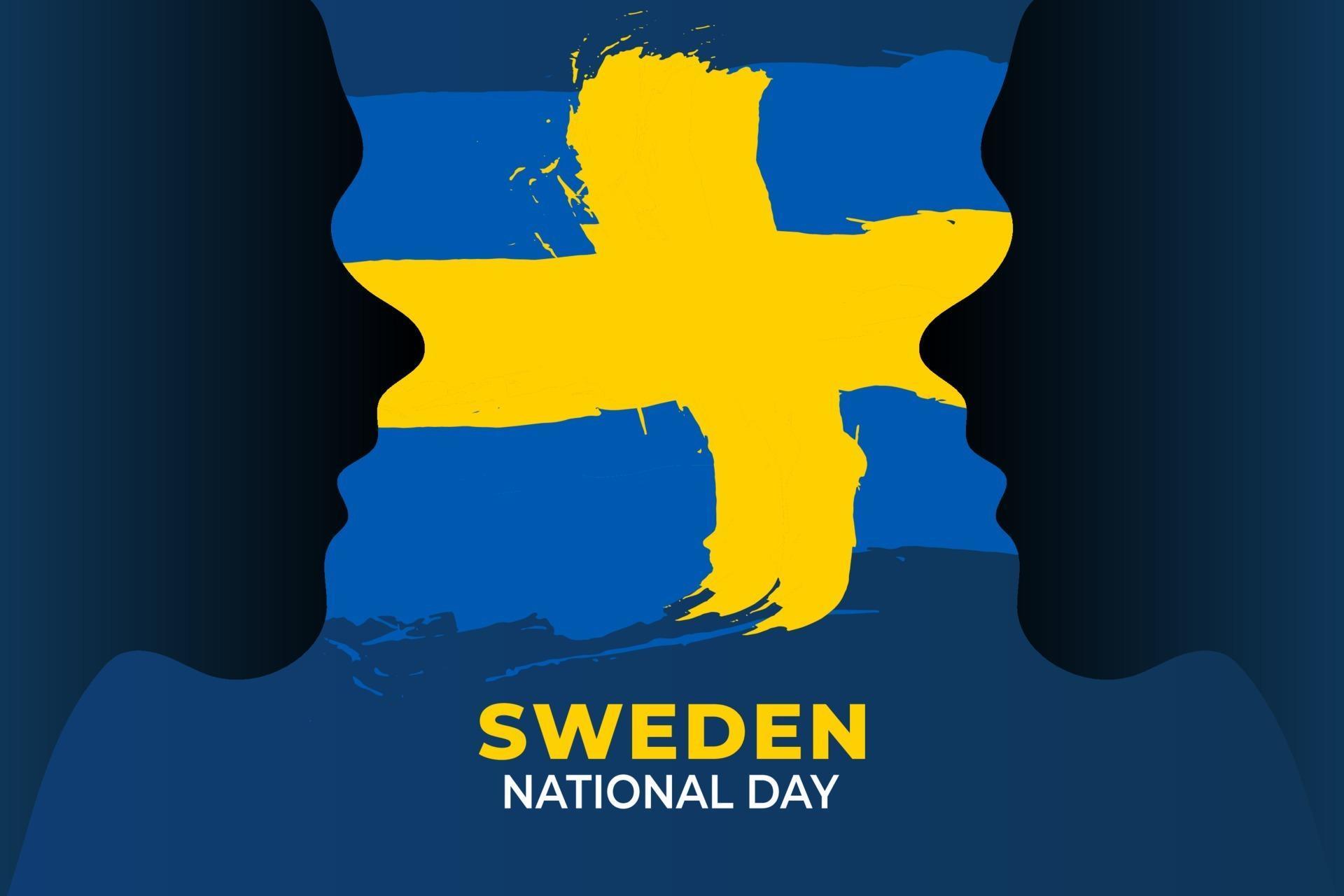 Sweden National Day. Celebrated annually on June 6 in Sweden. Happy