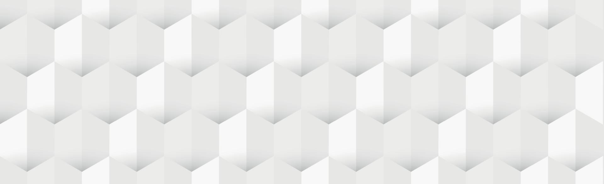 Abstract pattern background texture, many identical white hexagons - Vector