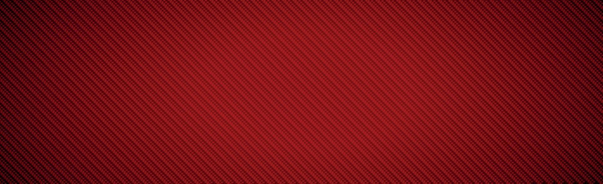 Realistic background texture of red carbon fiber - Vector illustration