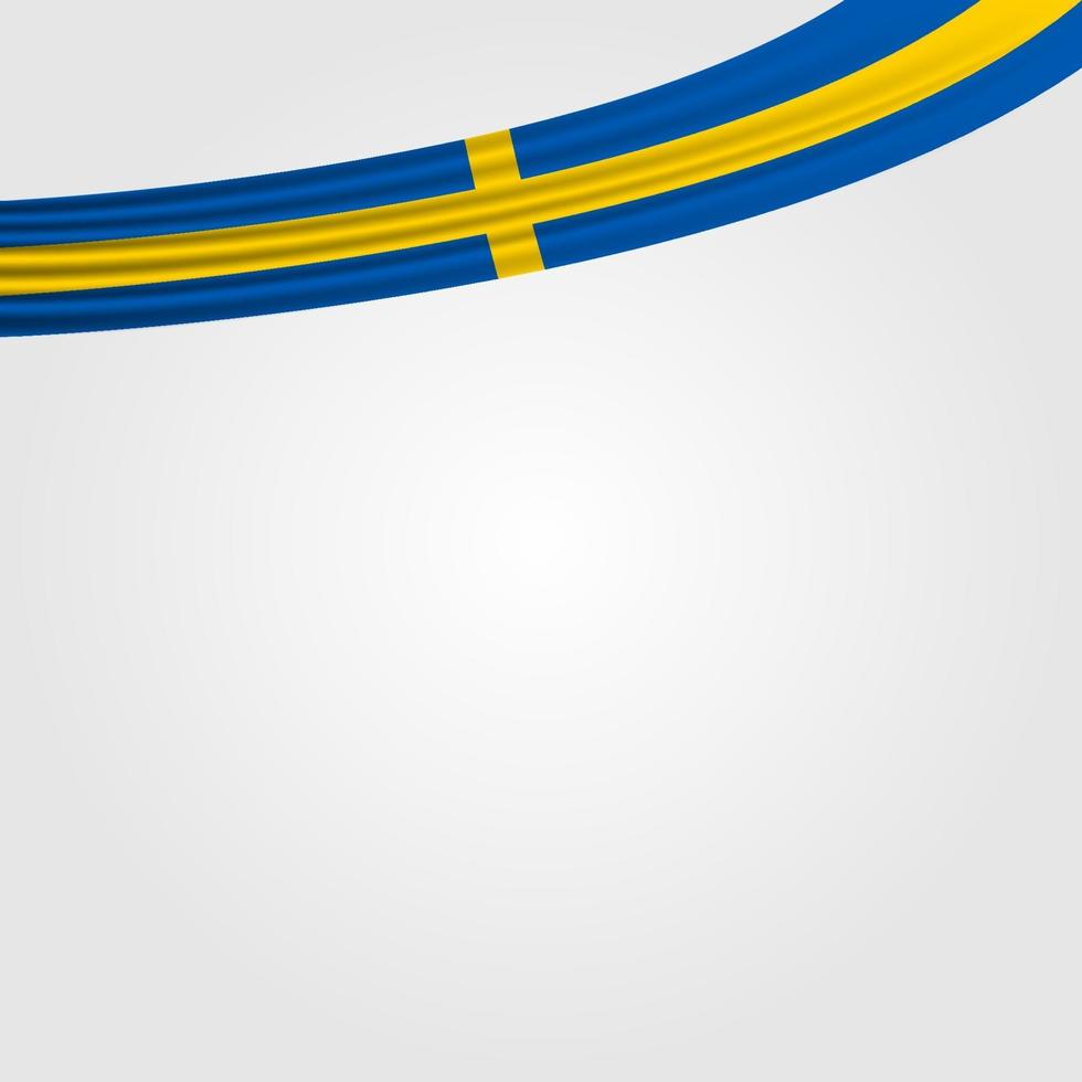 Sweden National Day. Celebrated annually on June 6 in Sweden. Happy national holiday of freedom. Swedish flag. vector