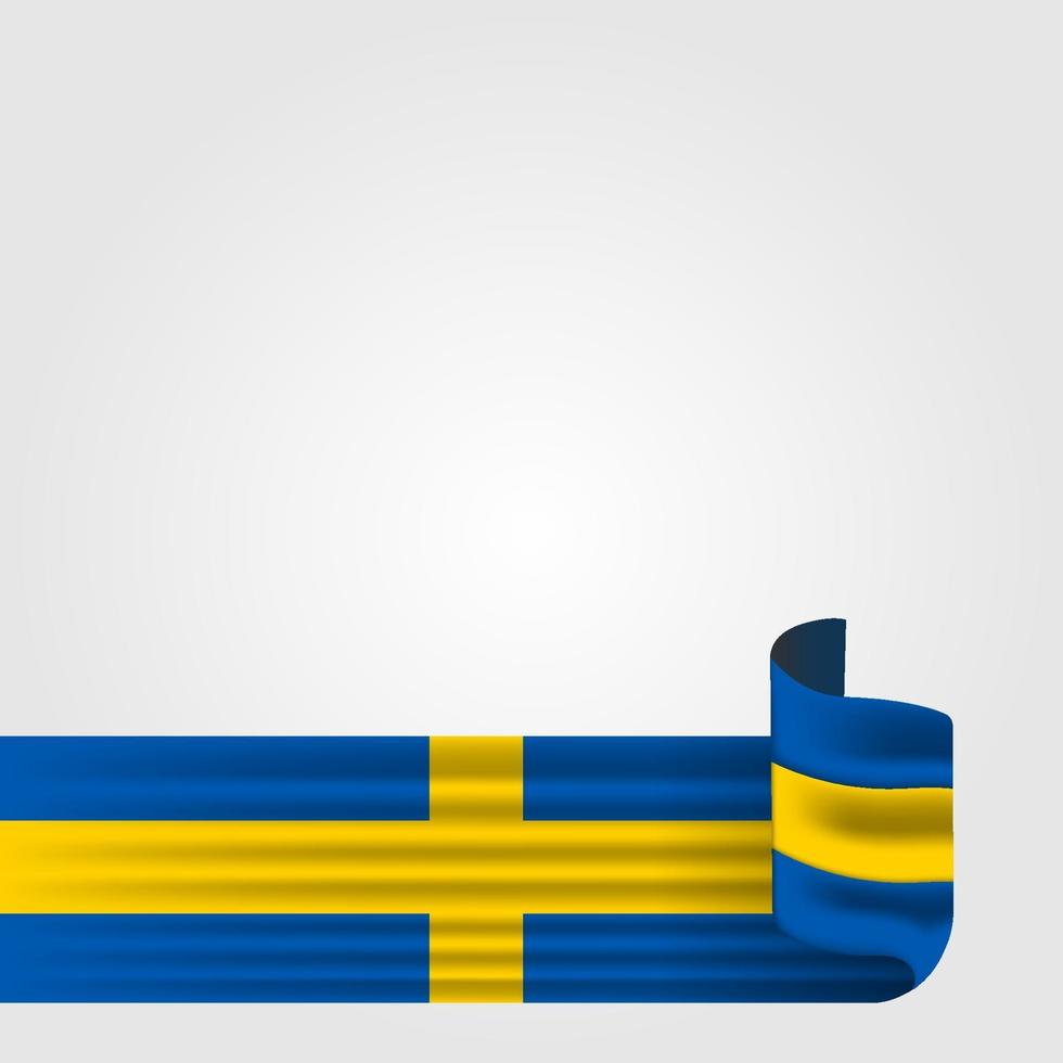 Sweden National Day. Celebrated annually on June 6 in Sweden. Happy national holiday of freedom. Swedish flag. vector