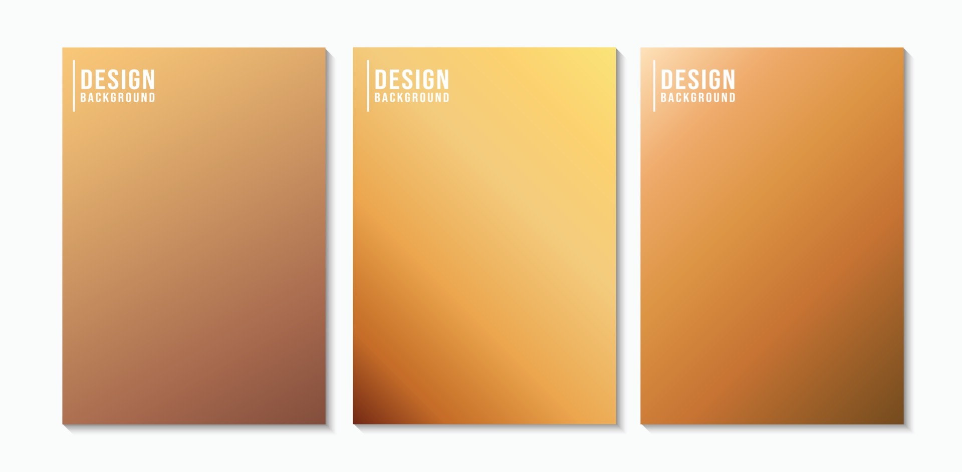 Set of Brown Gradient Abstract Background. 2275237 Vector Art at Vecteezy