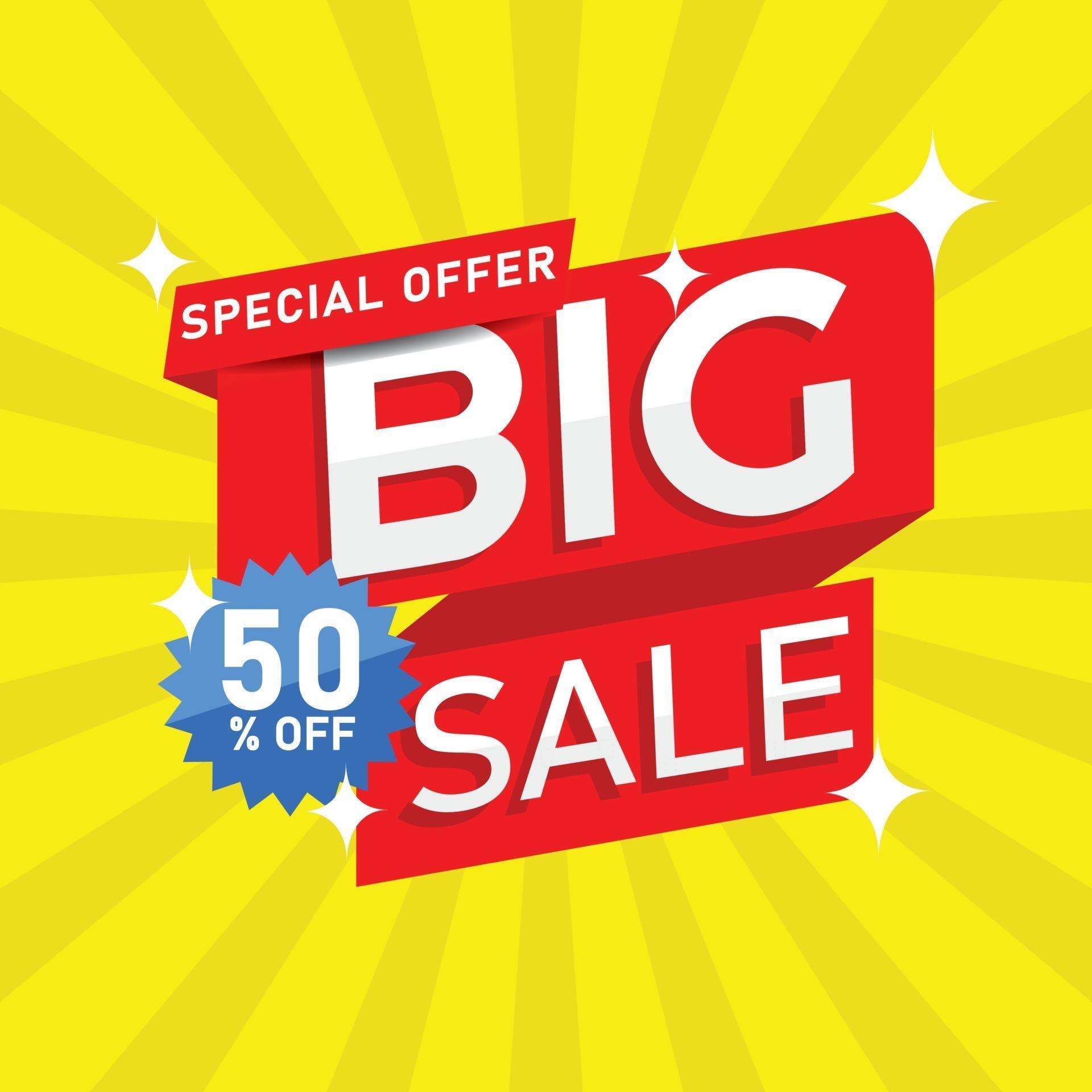 Sale banner template design big sale special  offer End 