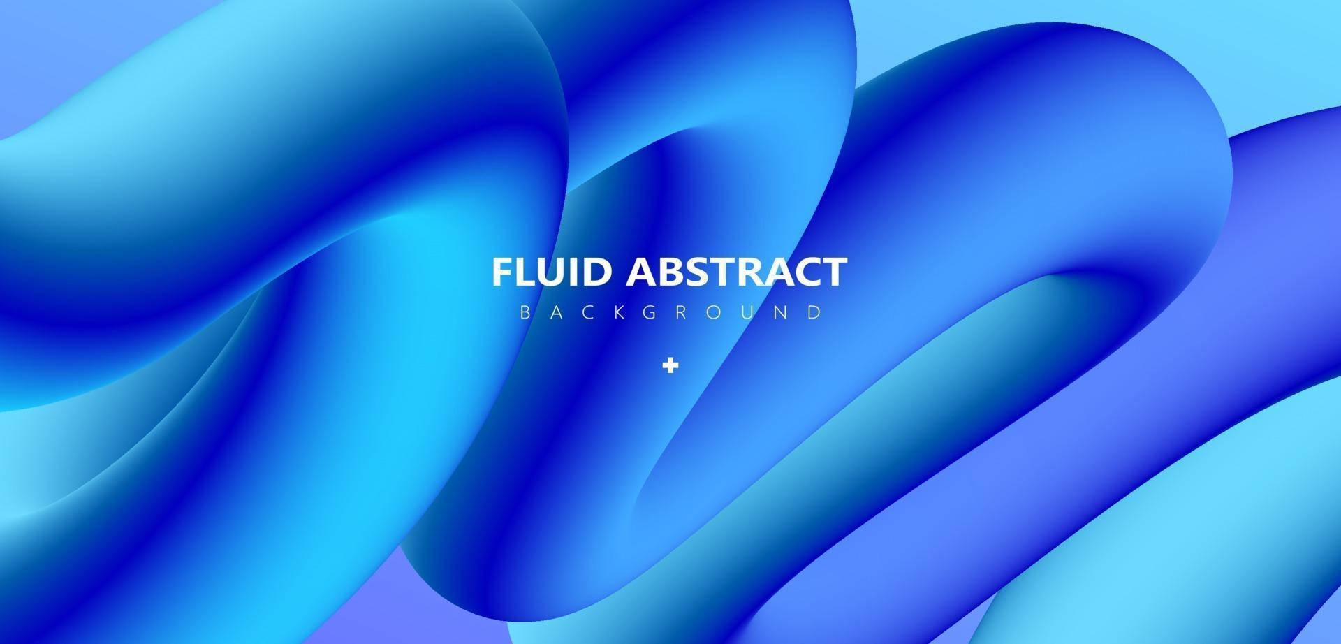 Trendy blue green gradient arc channel abstract element background vector