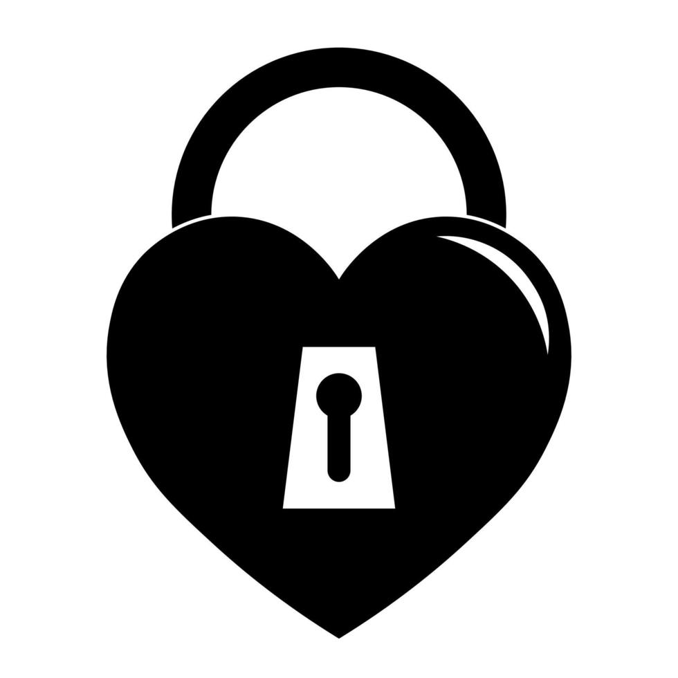 Simple illustration of heart icon for St. Valentines Day vector