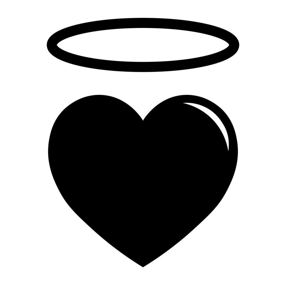 Simple illustration of heart icon for St. Valentines Day vector