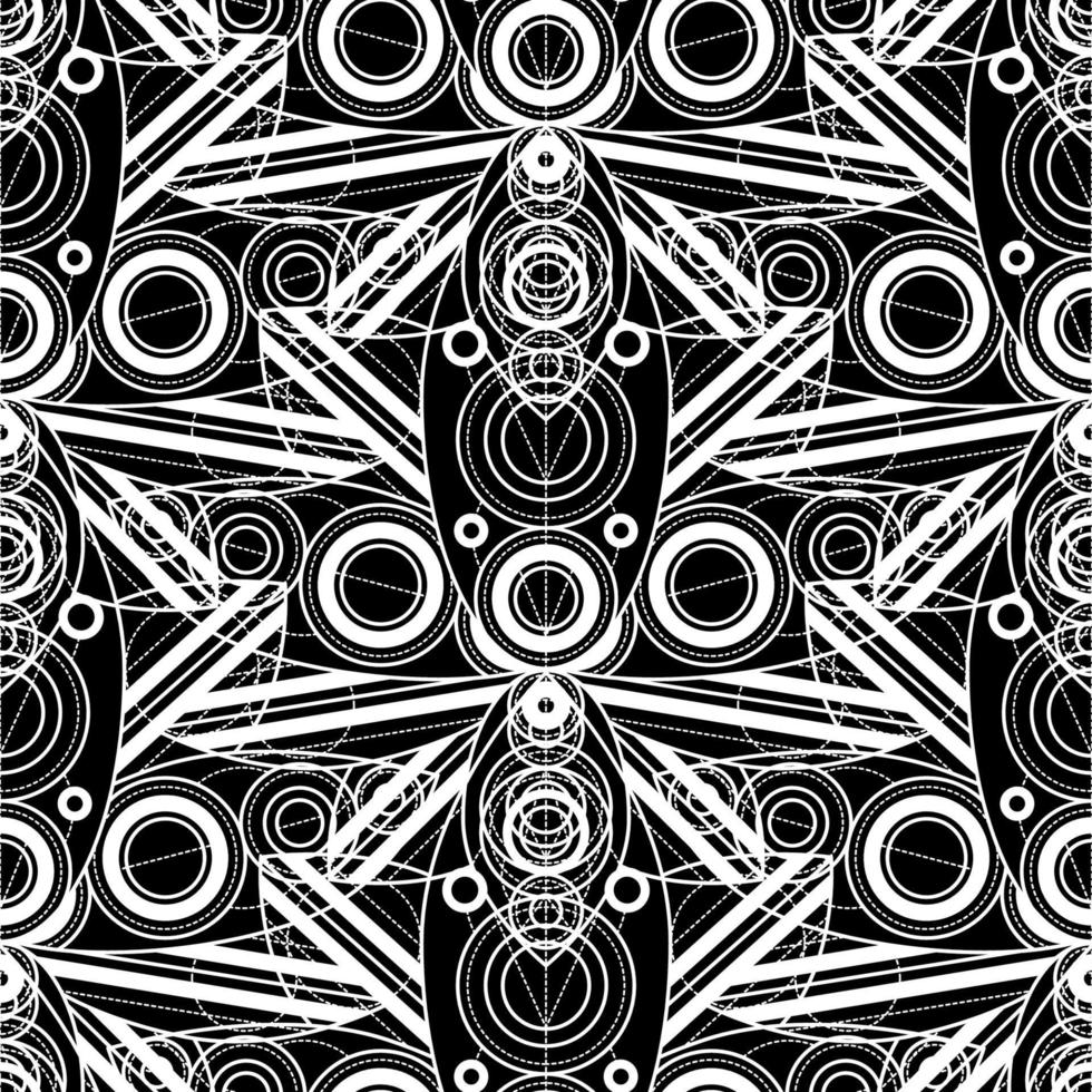 Abstract Geometrical Background, Seamless Pattern vector