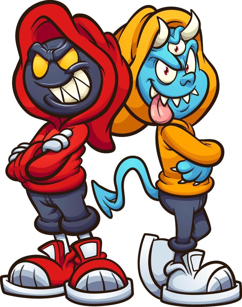 personajes de dibujos animados malvados 2276328 Vector en Vecteezy personajes de dibujos animados malvados 2276328 Vector en Vecteezy