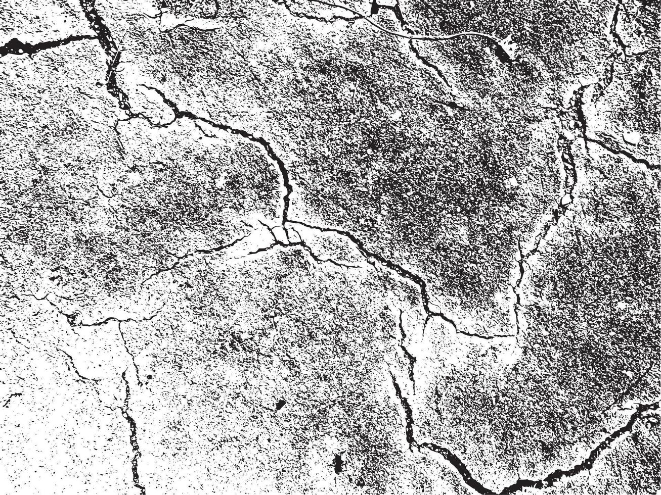 Concrete texture. Cement overlay black and white texture. vector