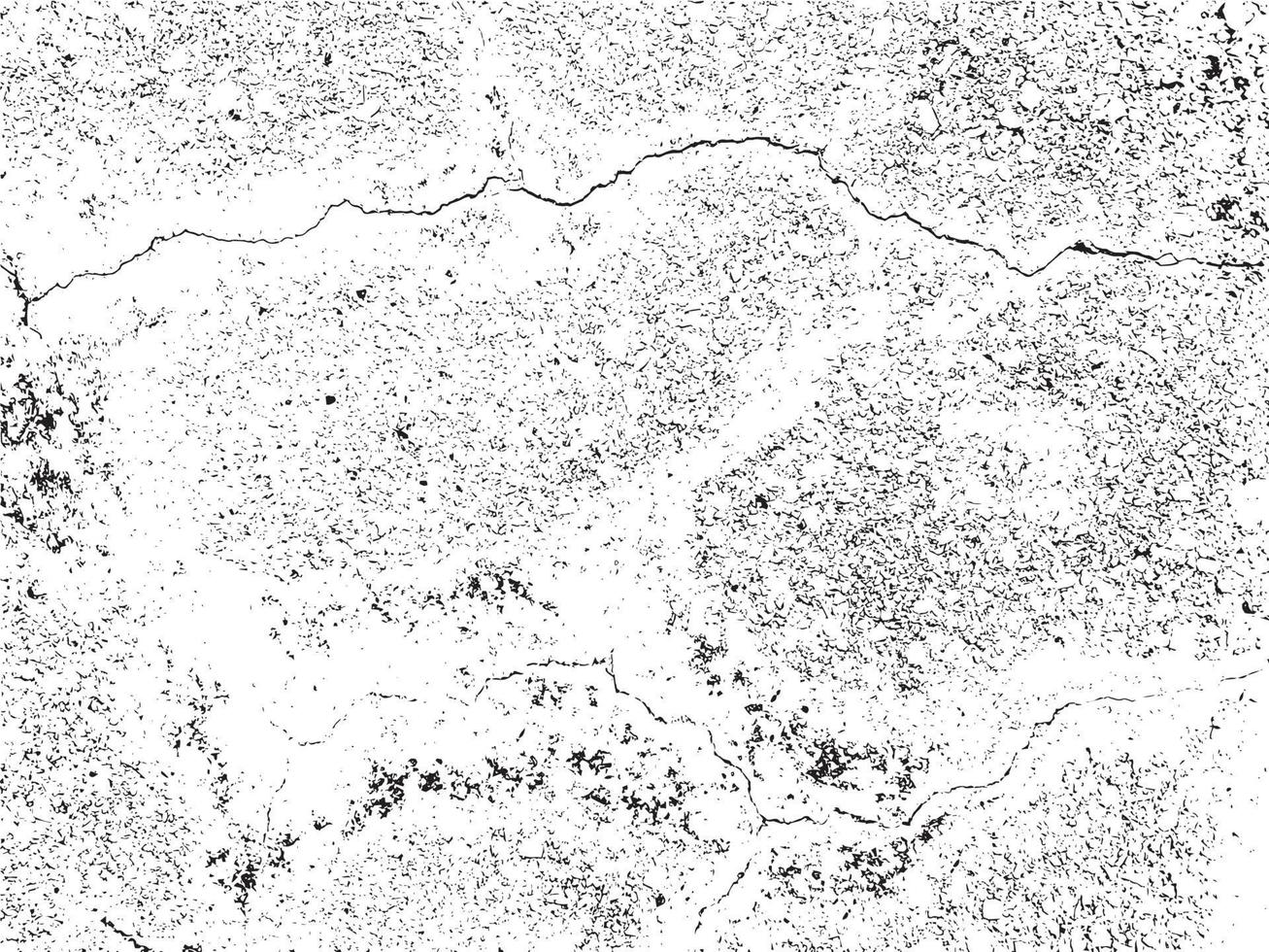 Concrete texture. Cement overlay black and white texture. vector