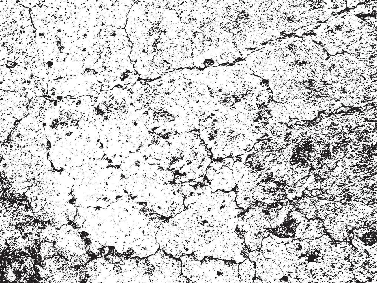 Concrete texture. Cement overlay black and white texture. vector