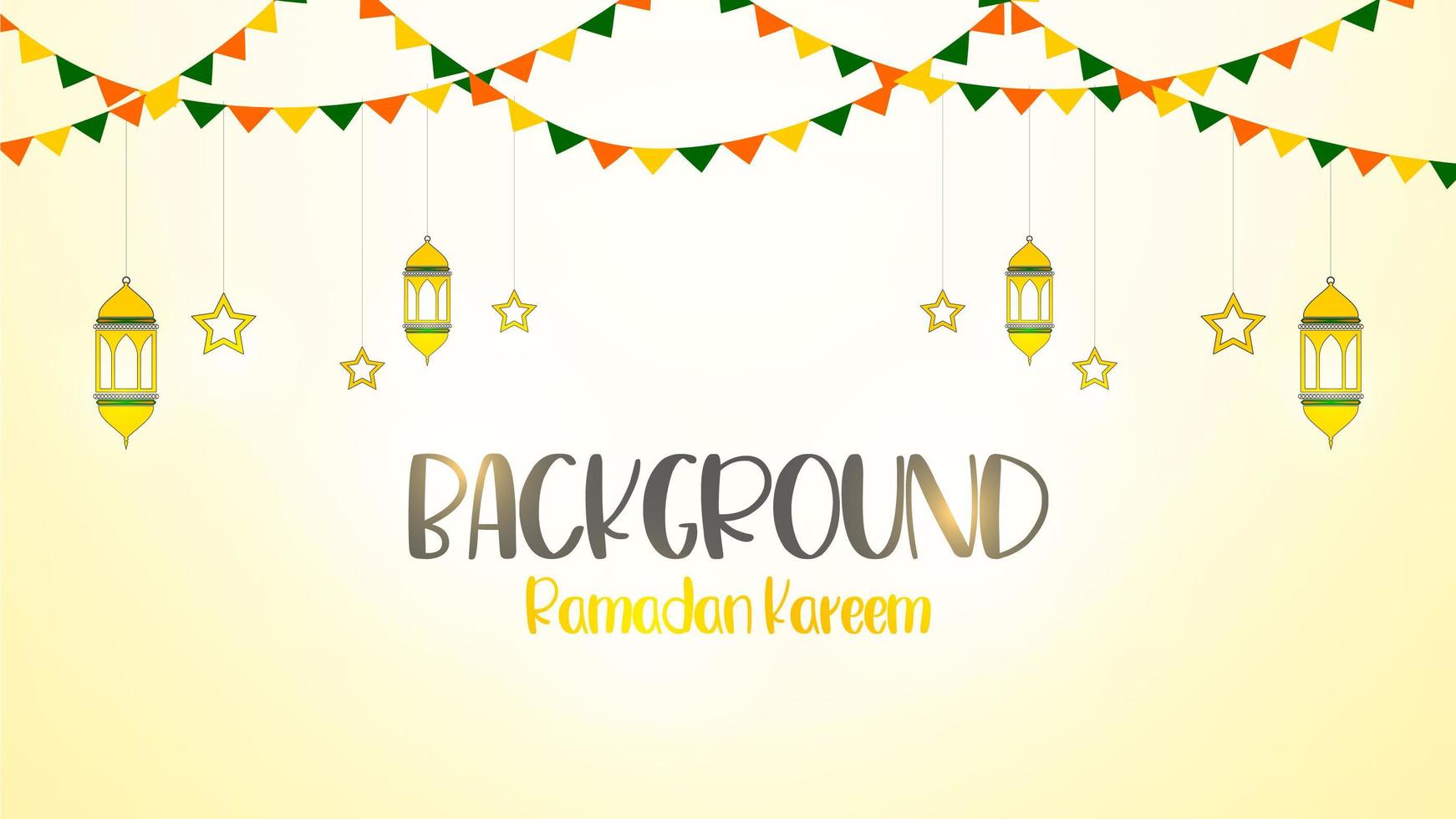 Abstract colorful background about ramadan vector