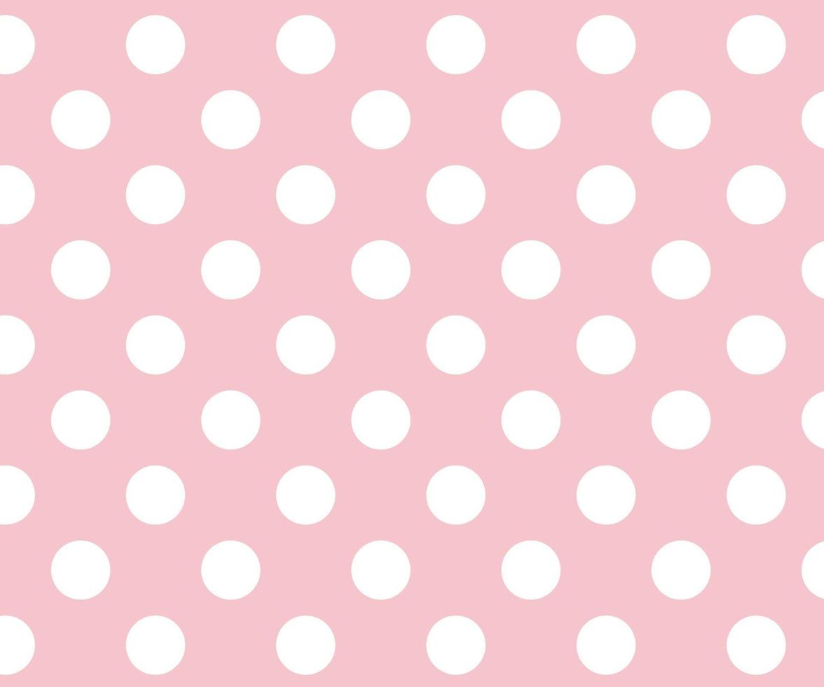 Vintage polka dots  pattern, colorful background - vector abstract background