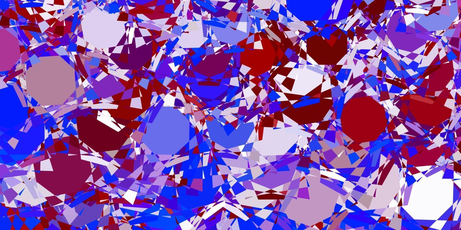 Light Blue, Red vector layout with triangle forms.