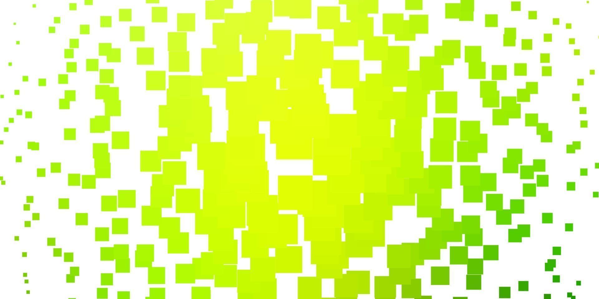 Light Green, Yellow vector backdrop with rectangles.