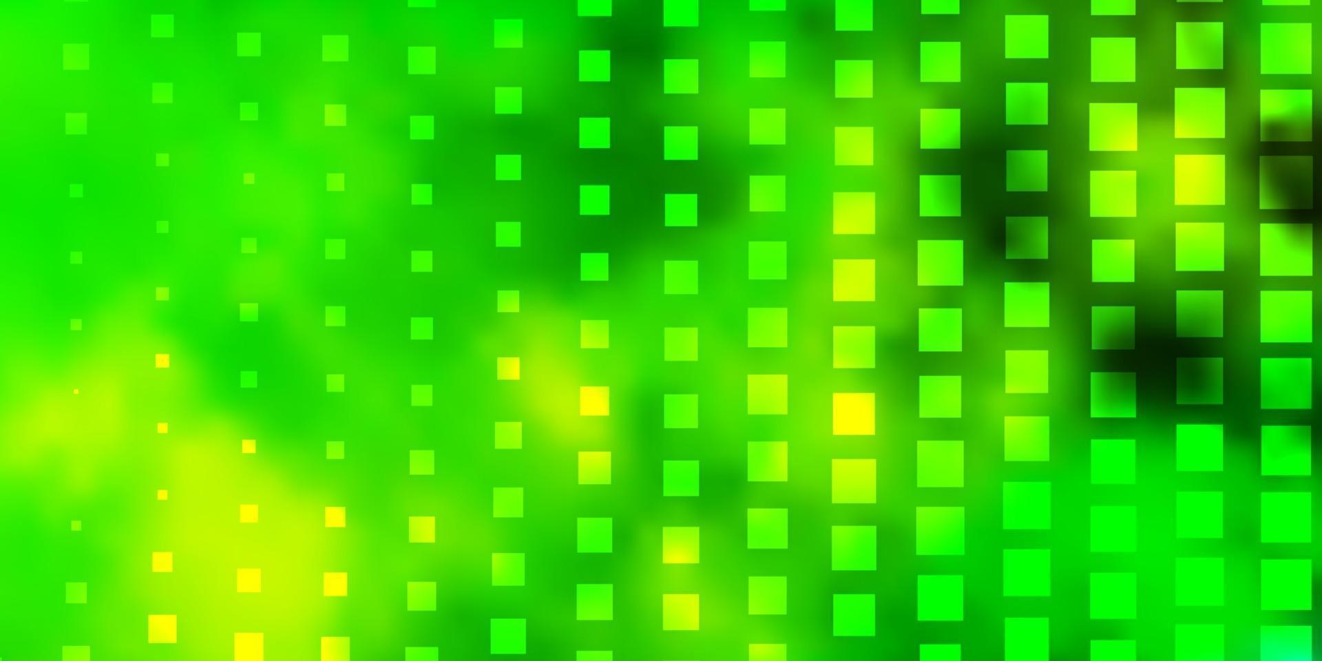 Light Green, Yellow vector backdrop with rectangles.