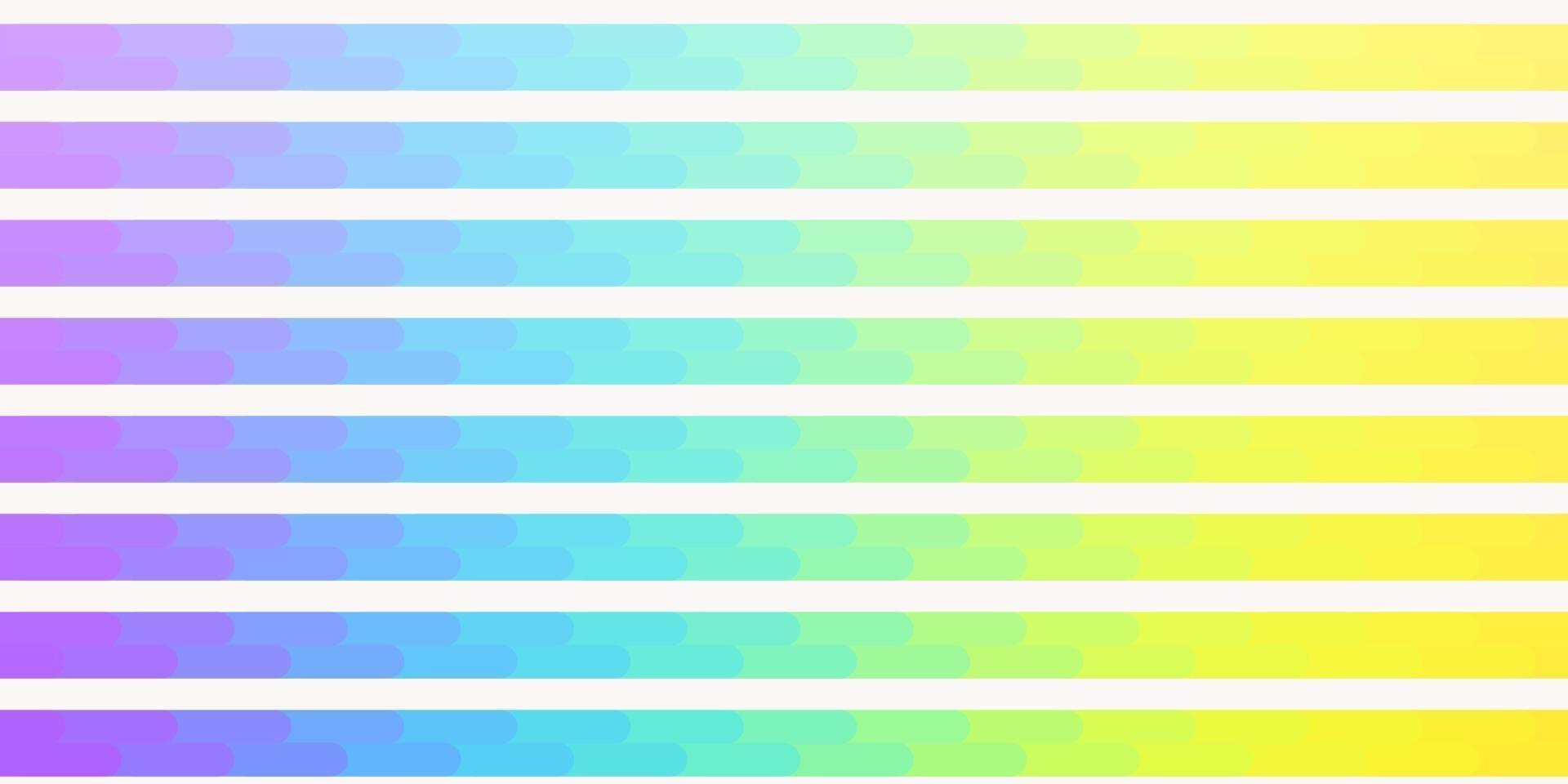 Light Multicolor vector background with lines.