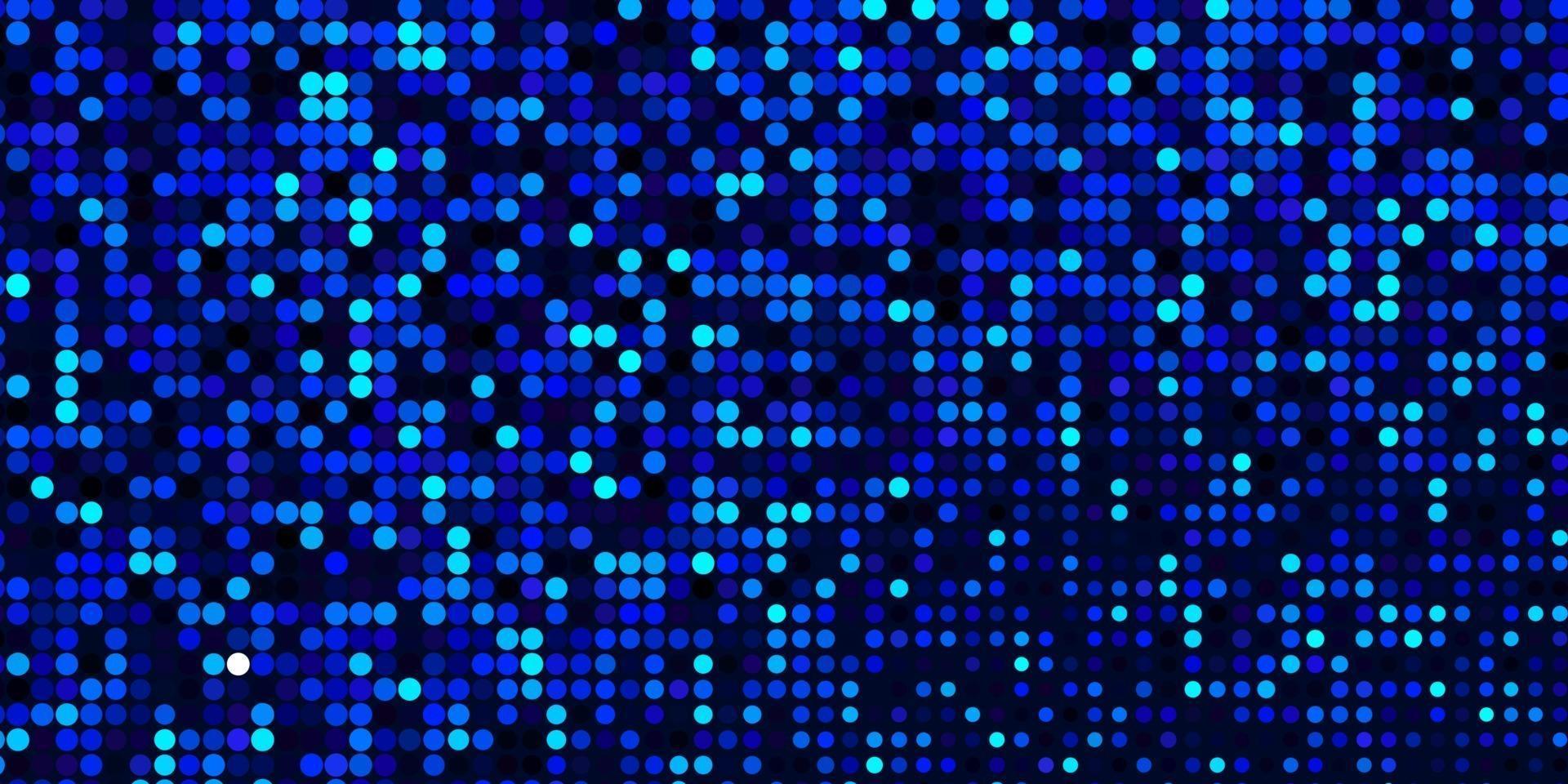 textura de vector azul oscuro con discos.