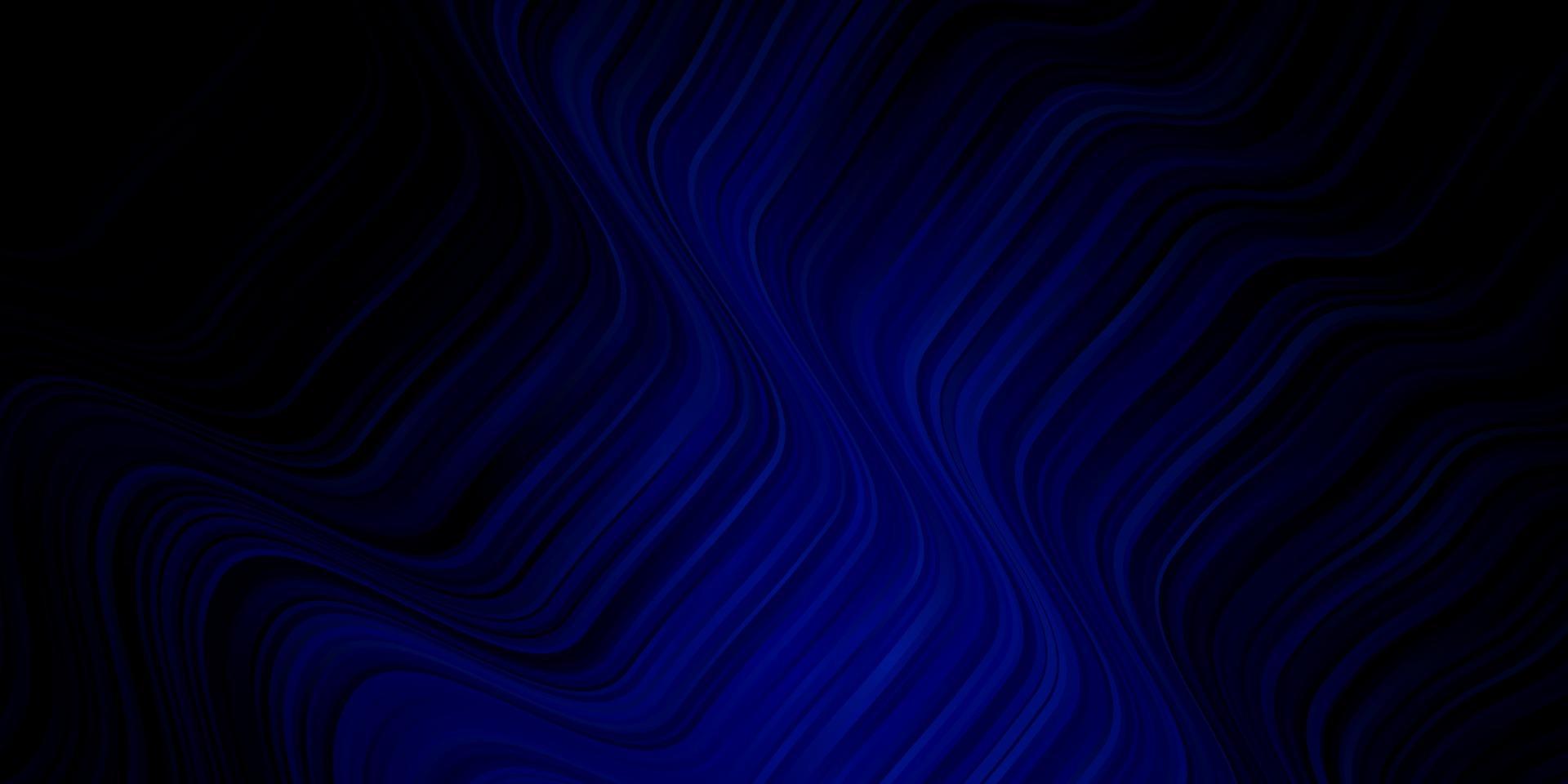 Telón de fondo de vector azul oscuro con arco circular.