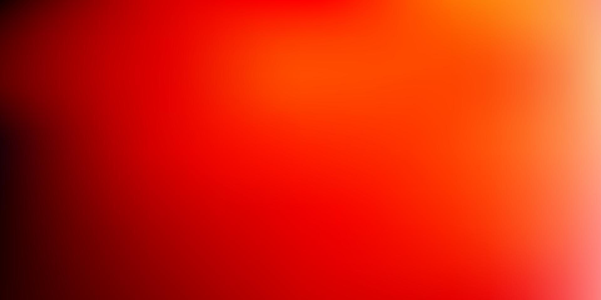 Dark orange vector abstract blur pattern.