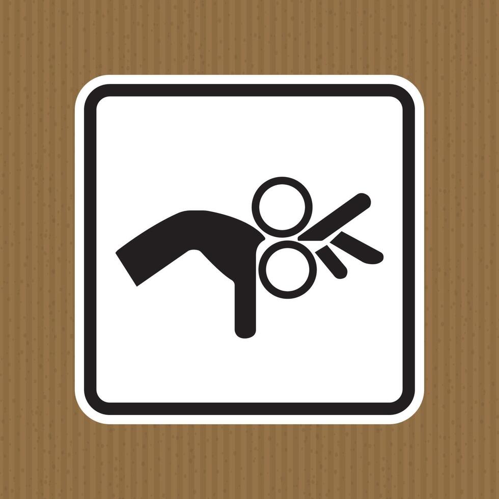 Beware Roller Symbol Sign Isolate On White Background,Vector Illustration EPS.10 vector
